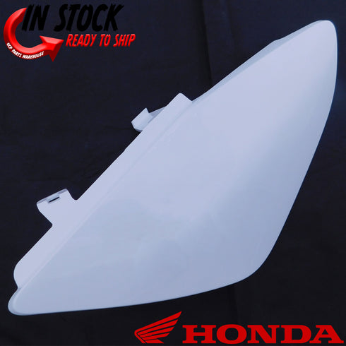 HONDA LEFT SIDE NUMBER PLATE COVER 2013-2021 CRF50F GENUINE OEM NEW
